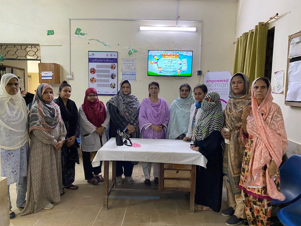 Mrs. Daulat Karim, Executive Member of MAP, led an impactful awareness session on breast cancer and breast self-examination at the MCH Center, Nazimabad. Supported by Dr. Asma, Dr. Laila, and a dedicated team of 10...