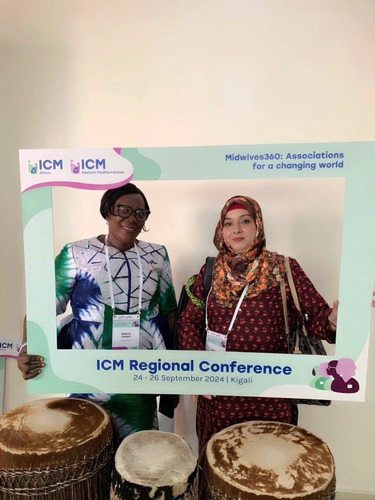 Shaista Farooqui, representing the Midwifery Association of Pakistan (MAP), attended the ICM Regional Conference in Kigali, Rwanda, from September 24th to 26th, 2024. The event gathered midwifery professionals from across the globe to discuss critical challenges and innovative solutions in maternal and neonatal care. Shaista participated in sessions focused on the role of midwives in humanitarian crises, the global shift toward midwife-led...