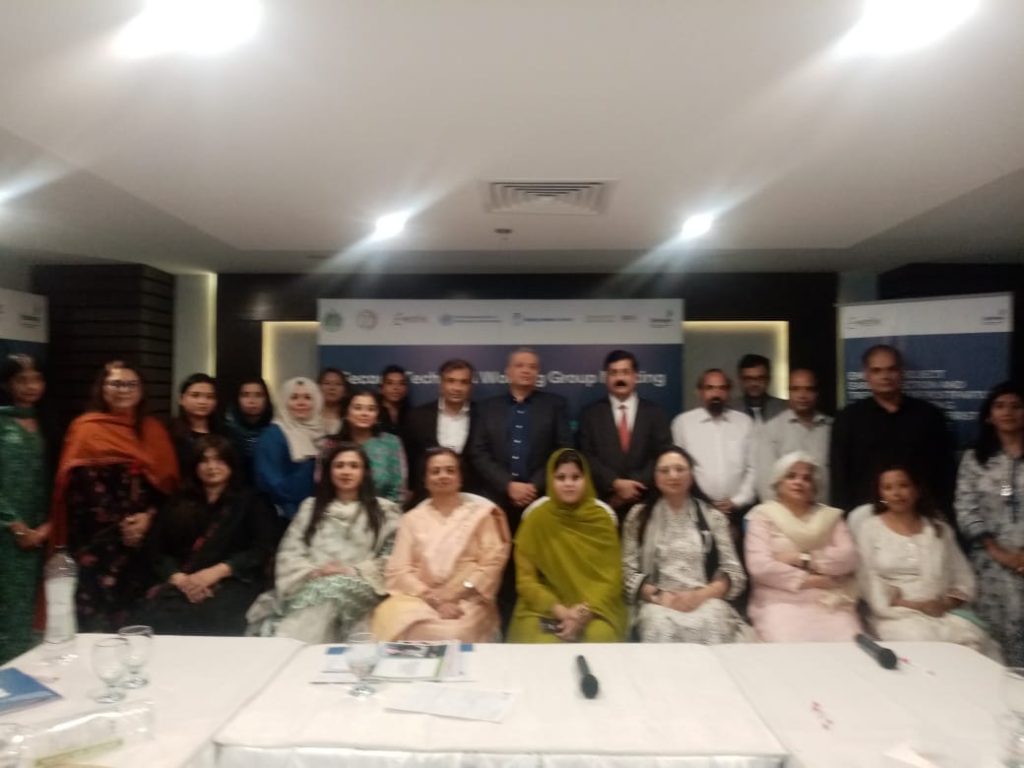 Ms Tasneem Afshan, Vice President of the Midwifery Association of Pakistan (MAP), successfully represented our organization at the 2nd Consultative Technical Working Group Meeting held at the Ramada Hotel in Murree.