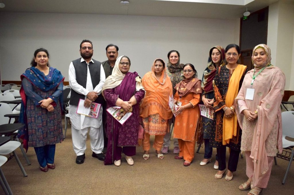 Dr. Rafat Jan, President of the Midwifery Association of Pakistan (MAP), alongside national leaders including the Director Generals of Nursing (DGNs) from Sindh, Punjab, Khyber Pakhtunkhwa, Kashmir, and Balochistan, the Principal of Multan, an ICM Board Member for the EMRO region, and...