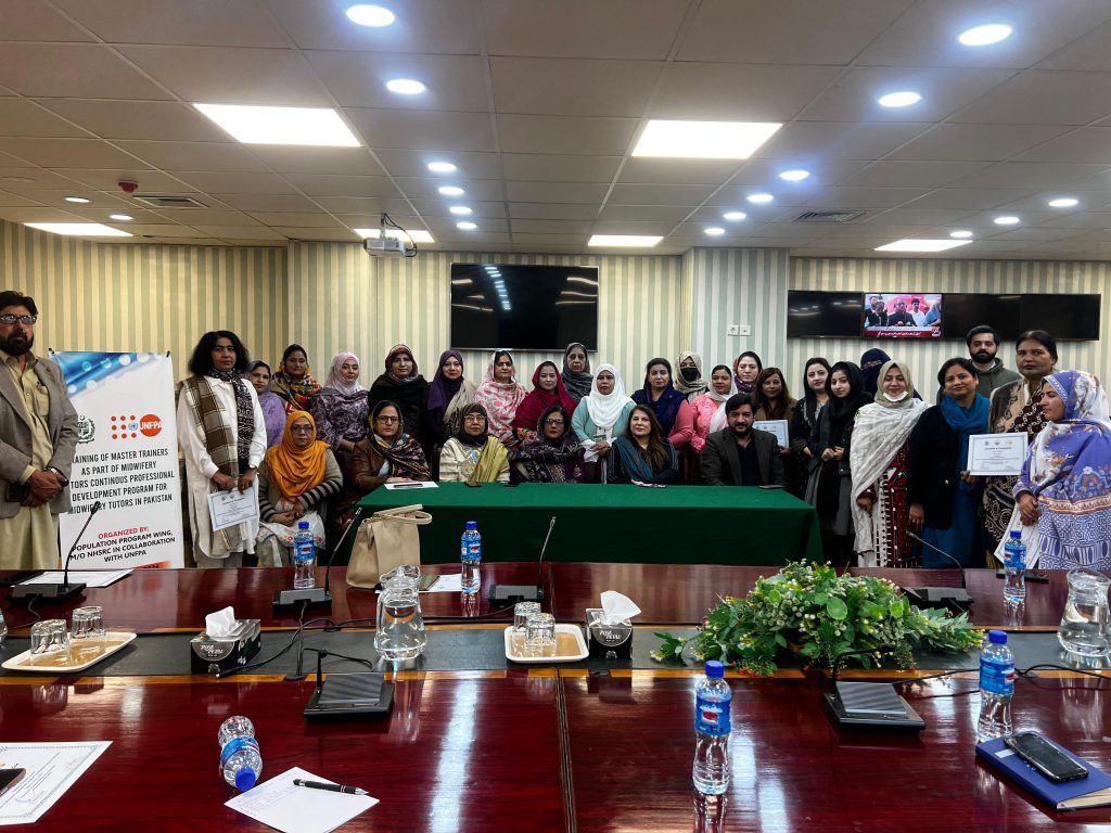 Dr Shabana Saleem, Director General of Population, chaired a debriefing meeting attended by the Federal Health Minister. The meeting highlighted the significant efforts of the Midwifery Association of Pakistan (MAP) in advancing midwifery...